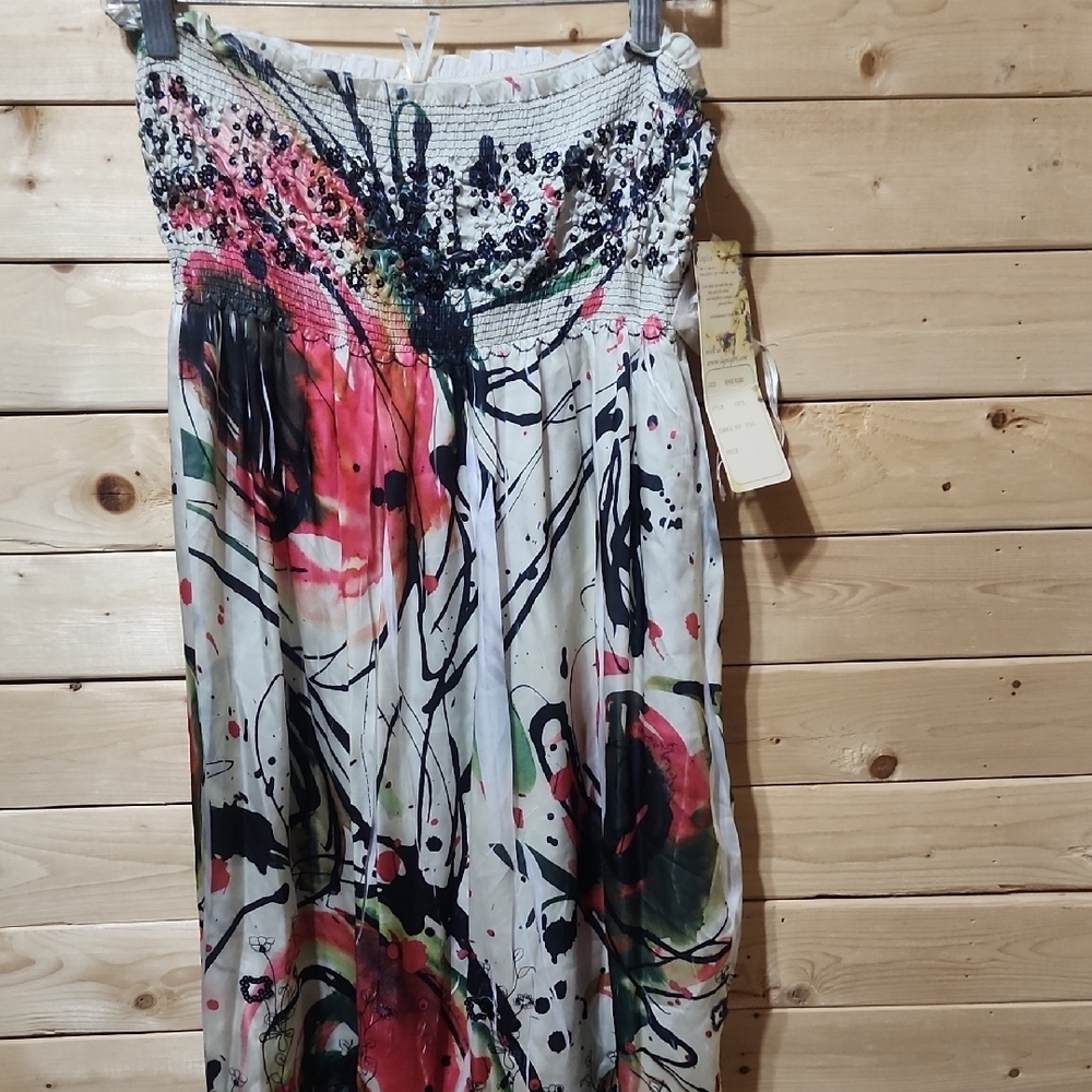 Lapis One Size Dress Floral New